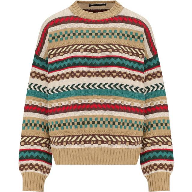 MAX MARA WEEKEND NOVARA BEIGE CREWNECK JUMPER