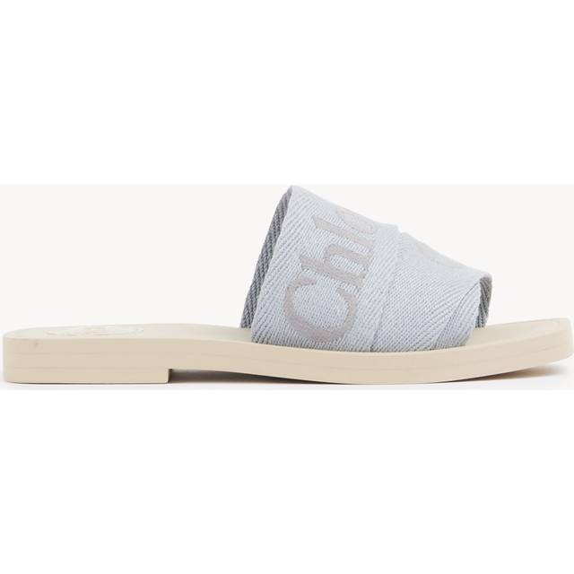 Chloé Woody Logo Canvas Slide