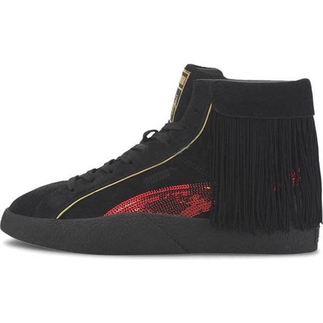 (WMNS) PUMA Charlotte Olympia x Love 'Black Red' 371405-01 - 6