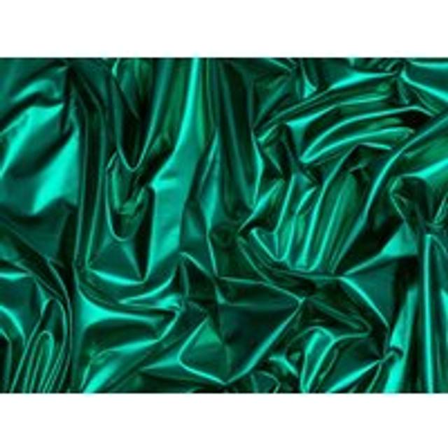 Minerva Core Range Metallic Activewear Lycra Four Way Stretch Knit Fabric - Emerald Green