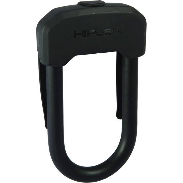 Hiplok D Bike Lock - Black. Bicycle D Lockwith 13mm Shackle & 13.5cm x 7cm Area. Sold Secure, ENRA, SBSC & VAREFAKTA Certified. 10Y Warranty + 3 Keys