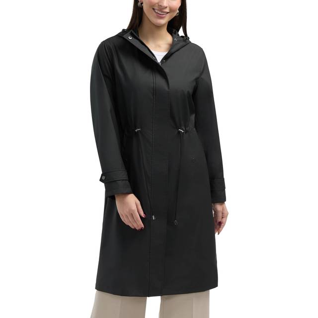 Ellen Tracy Longline Rain (Thin Rubber)