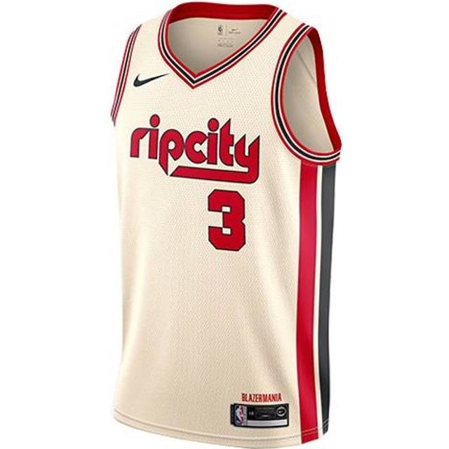 Nike NBA City limited SW Fan Edition 19-20 Season Portland Trail Blazers No. 3 Basketball Jersey/Vest White AV4668-120