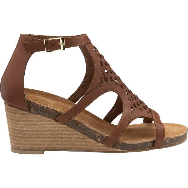 Ravel Childers Leather Wedge Heel Strappy Sandals