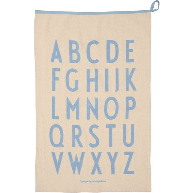 Design Letters Design Letters Premium classic kitchen towel 50x70cm ABC-blue