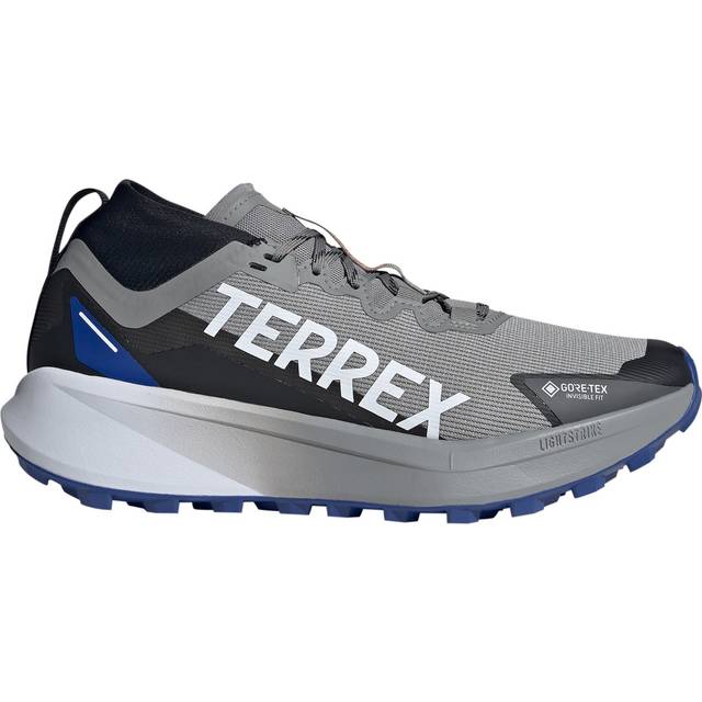 adidas Terrex Agravic GTX - Trailrunningskor Herr Ch Solid Grey / Semi Impact Orange / Semi Lucid Blue 42