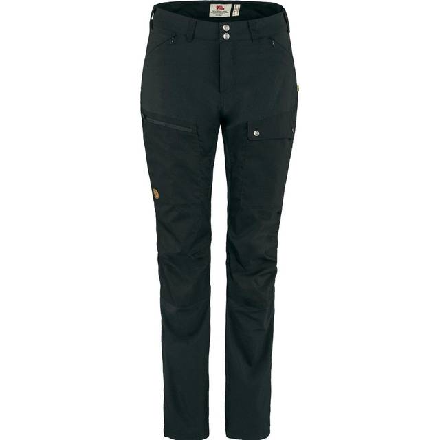 Fjällräven - Women's Abisko Midsummer Trousers - Walking trousers size 46 - Short - Fixed Length, black