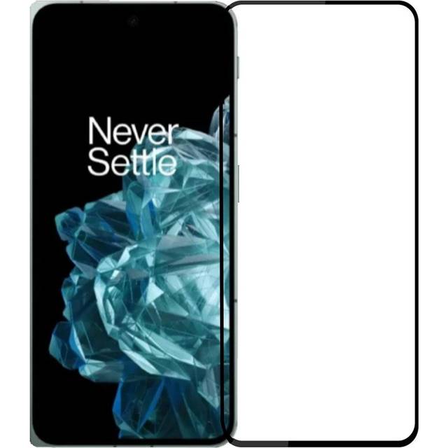 OnePlus Open Skärmskydd - Case Friendly - Genomskinlig / Svart Kant