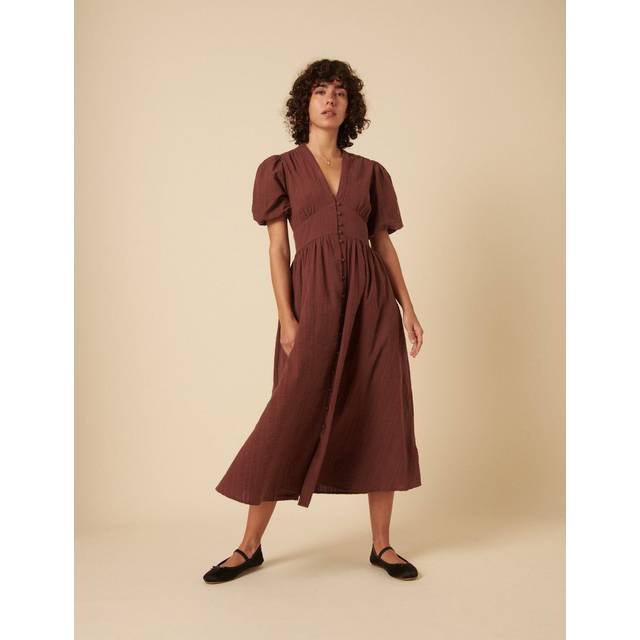 Nobody's Child Petite Starlight Midi Dress, Brown