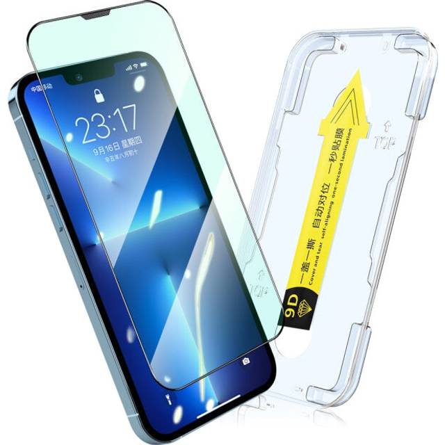 For iPhone 13 Pro Max ENKAY Quick Stick Eye-protection Tempered Glass Film