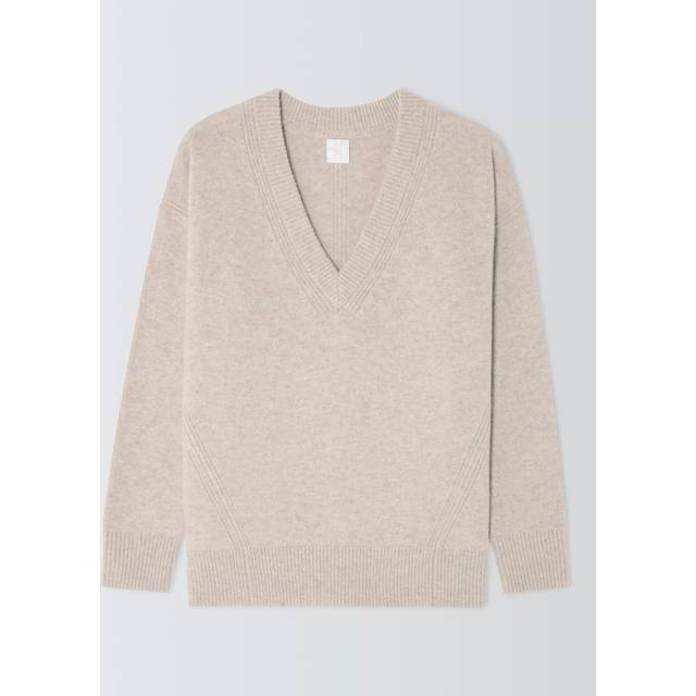 John Lewis V-Neck Merino Wool With Cashmere Jumper