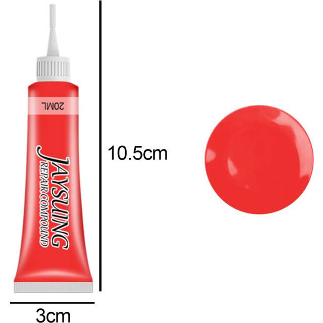 (Red) Leather color replenishing paste Leather coat and shoe dye Car leather seat leather renovating and replenishing color