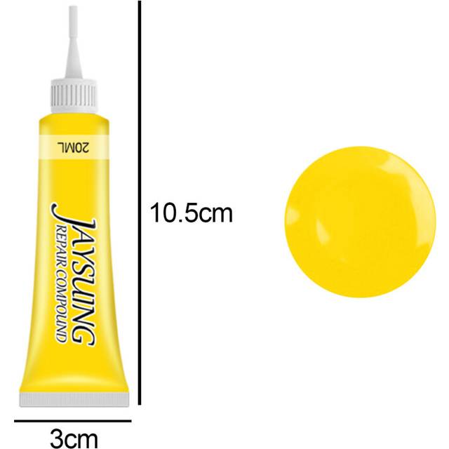 (Yellow) Leather color replenishing paste Leather coat and shoe dye Car leather seat leather renovating and replenishing color