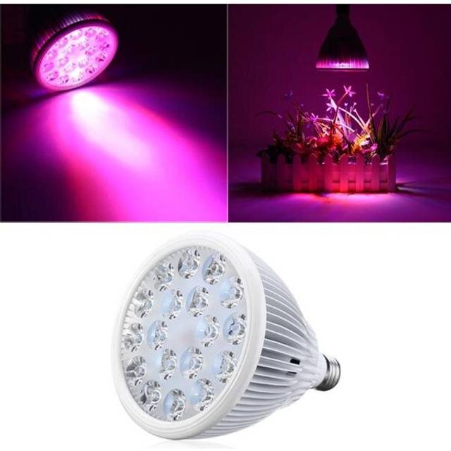 36W E27 LED Full Spectrum Grow Light Lamp Blub for Indoor Hydroponic Plant Flower