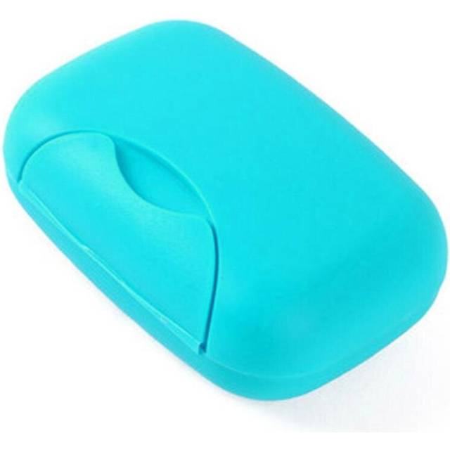 3Pcs Travel Handmade Soap Box Soap Case Dishes Waterproof Leakproof Soap Box With Lock Box Cover 4 colors