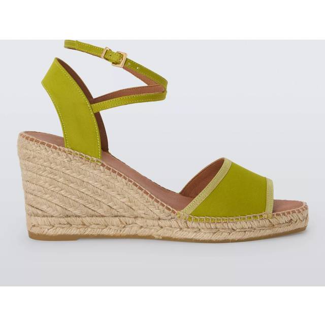 John Lewis Kapri Dressy Cross Strap Wedge Heel Espadrille Sandals