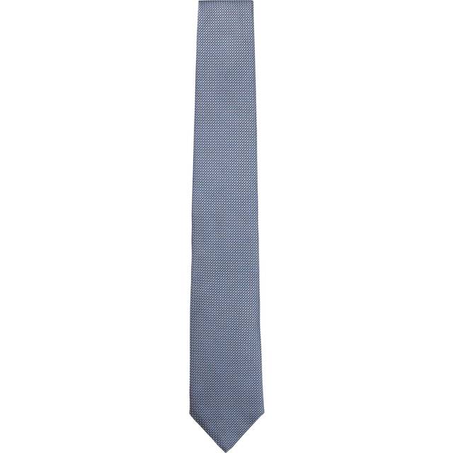 Silk-blend tie with jacquard pattern