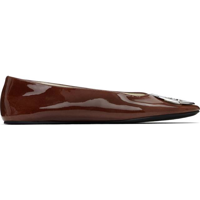 Tory Burch SSENSE Exclusive Brown Reva Ballerina Flats - RUSSET BROWN - US 8