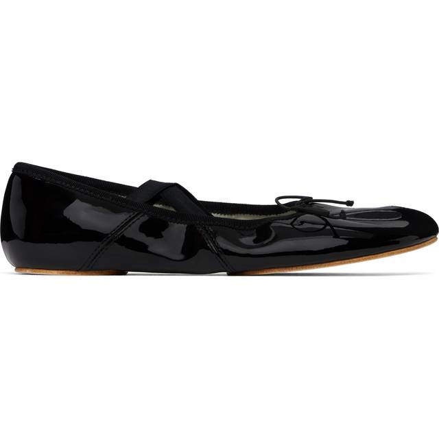 Tory Burch Black Mary Jane Bow Ballerina Flats - PERFECT BLACK - US 5