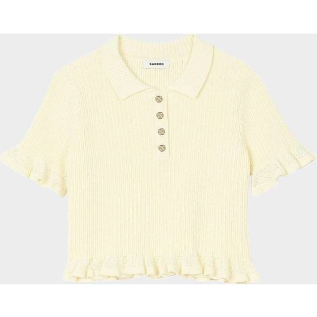 Pull à volants - Jaune Pale - 0