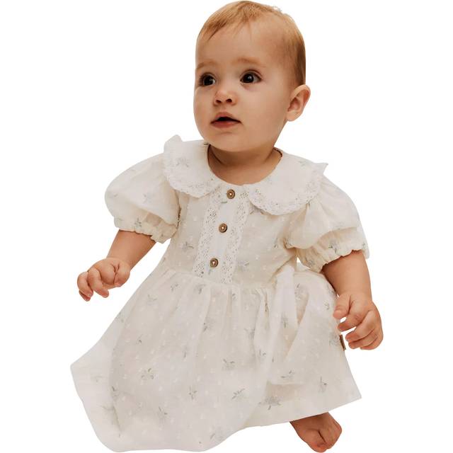 WHEAT Baby Adele Dress, Blue Flowers