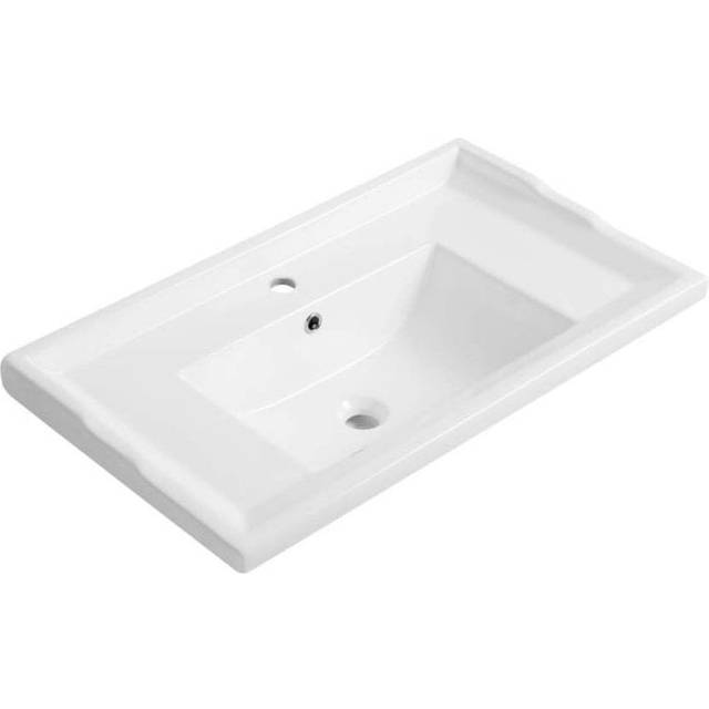 RAK 800mm Washington Drop In Washbasin White Please Select Size: 800mm