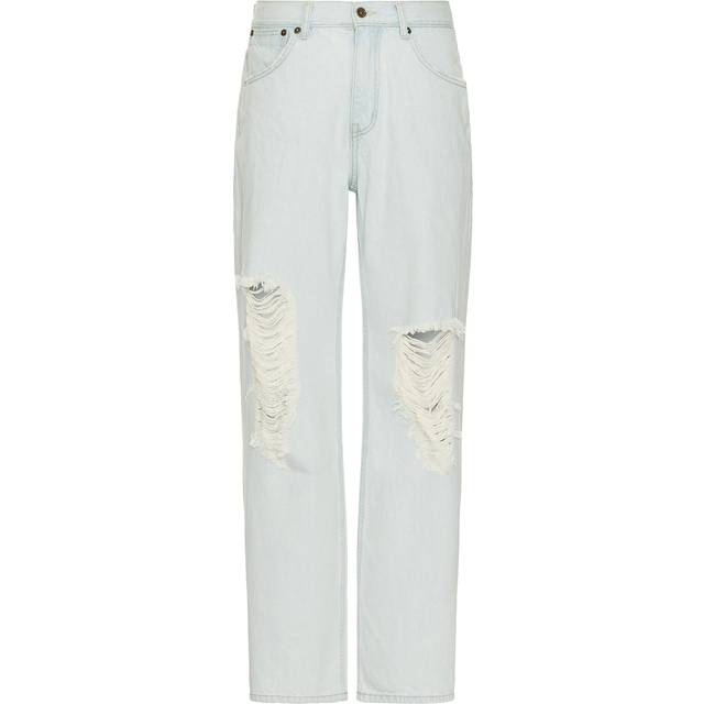After Pray Relaxed Destroyed Jeans in Light Indigo - Blue. Size L (also in M, S). (L)