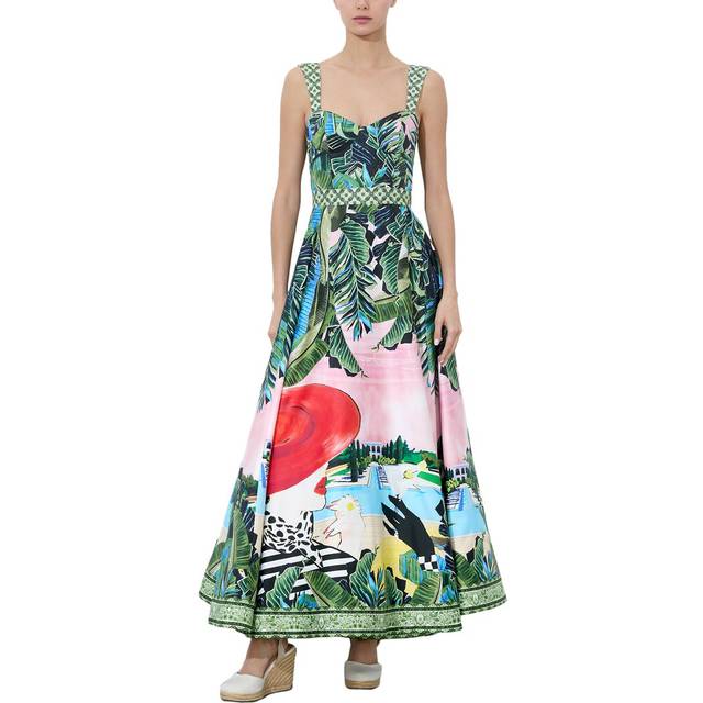 Alice + Olivia Fia Midi Dress