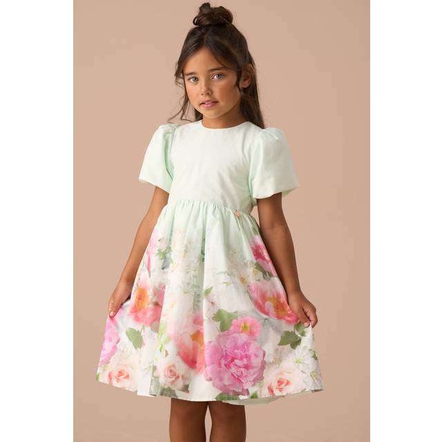 Girls Mint Green Occasion Dress | Angel & Rocket / 5 yrs - Multi
