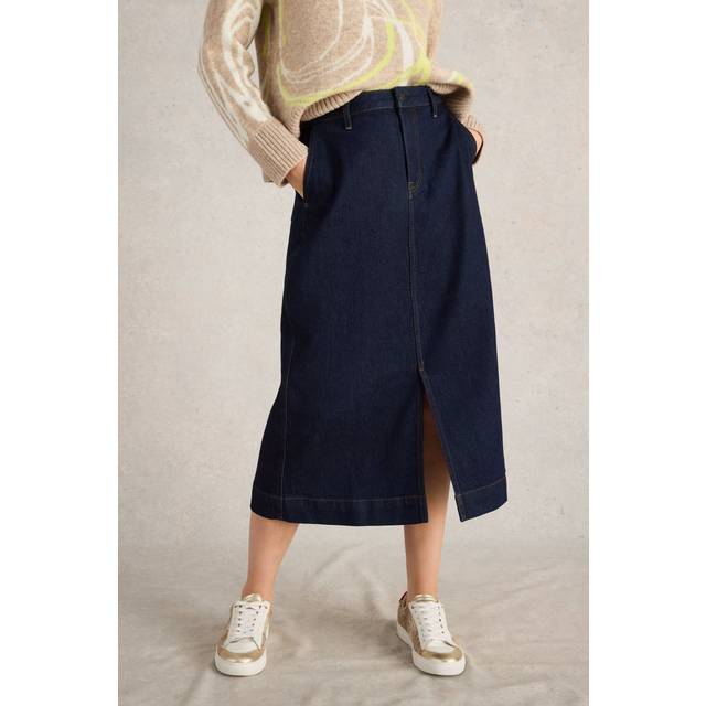 White Stuff Allie Denim Midi Skirt
