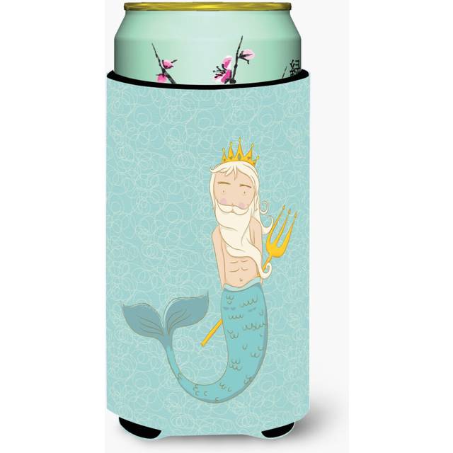 Caroline's Treasures Neptune Merman Decorative Can Hugger  Tall Boy  Multicolor