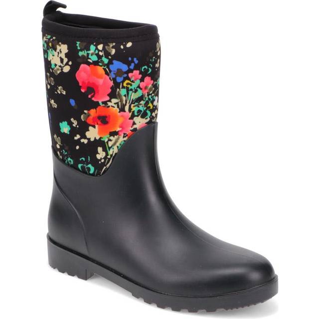 Neoprene Wellington Boots - FEI40005 / 326 396 - Black Floral