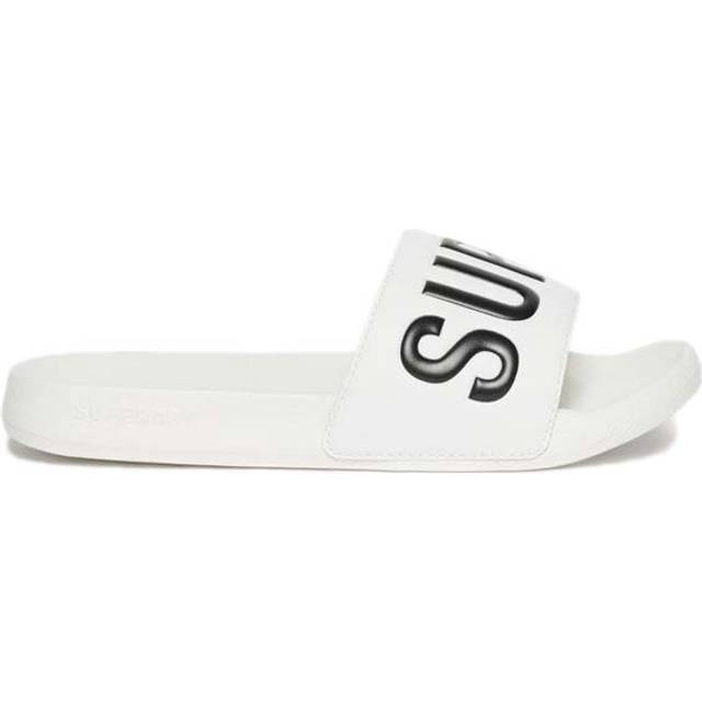 Superdry Damen Core Badesandalen White - Größe: 7-8