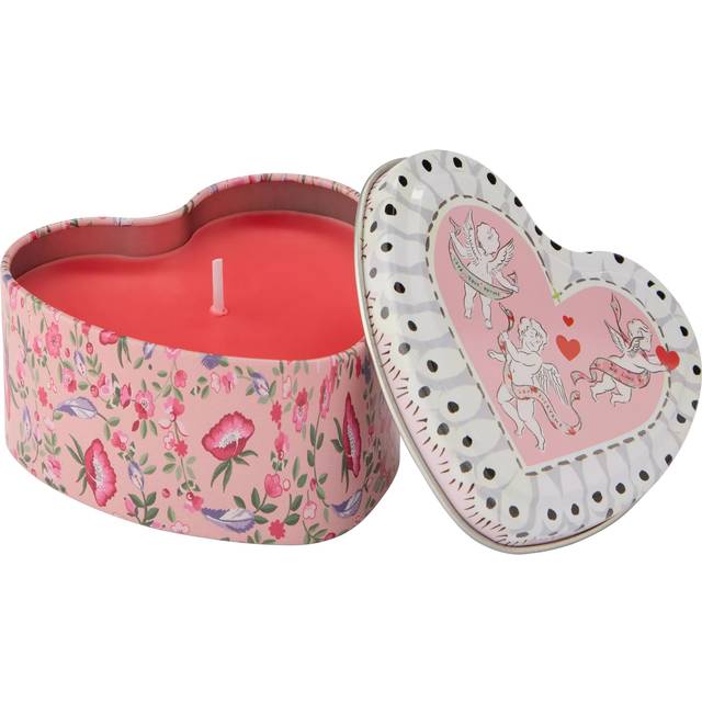 Cath Kidston Wild Flowers Wild Women Heart Shaped Tin Candle