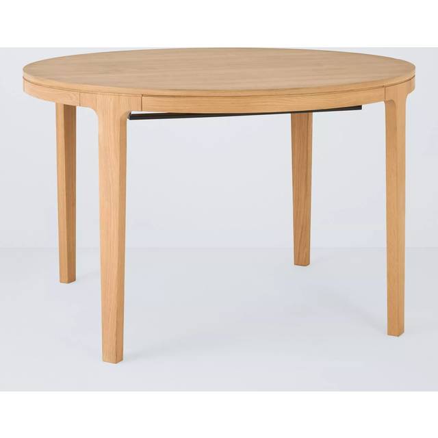 John Lewis Mira II Extending Round Dining Table, Oak