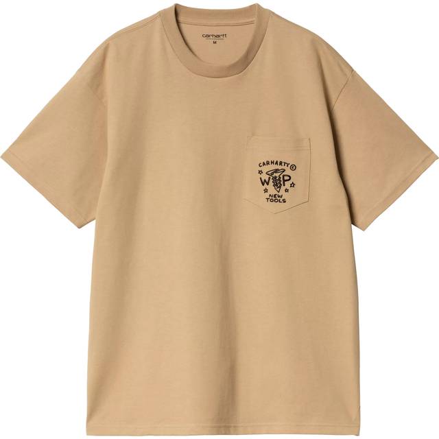 Carhartt WIP S/S Fragments Pocket T-Shirt Dusty H Brown (L)