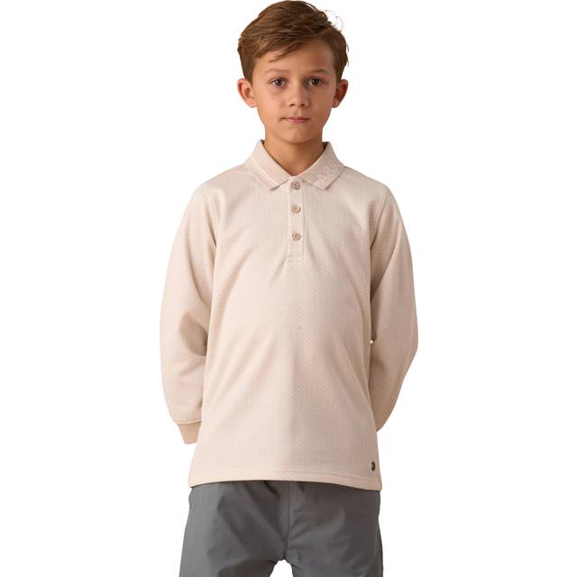 Angel & Rocket Kids' Long Sleeve Polo Top