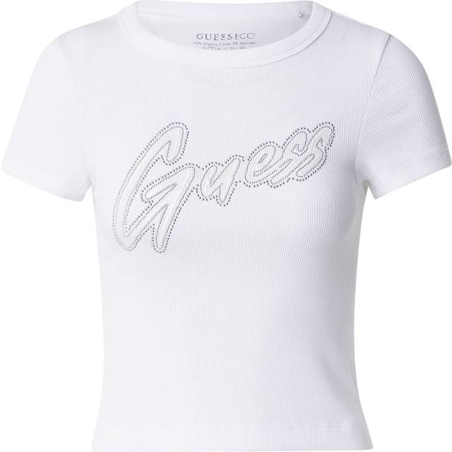 Women's T-shirt Guess Rib - Blanc - L