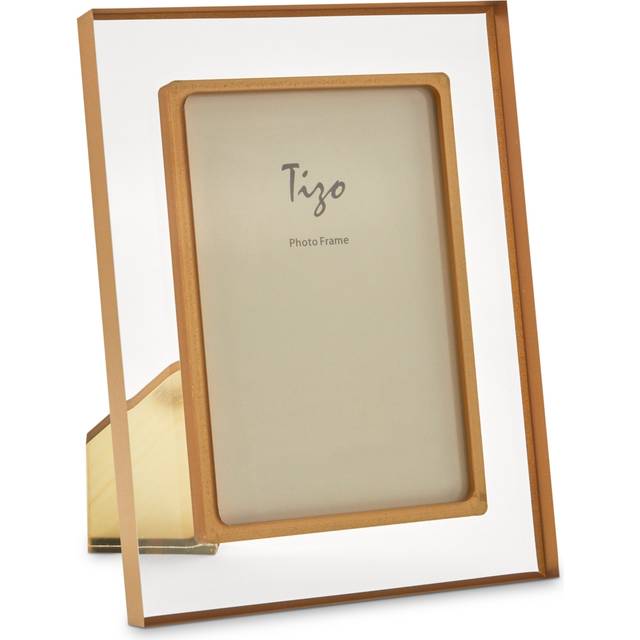 Tizo Lucite Bordered Easel Back 8 x 10 Picture Frame