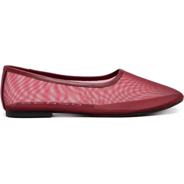Senso - Dena mesh ballerina shoes - women - Mesh/Kid Leather/Rubber - 42 - Red