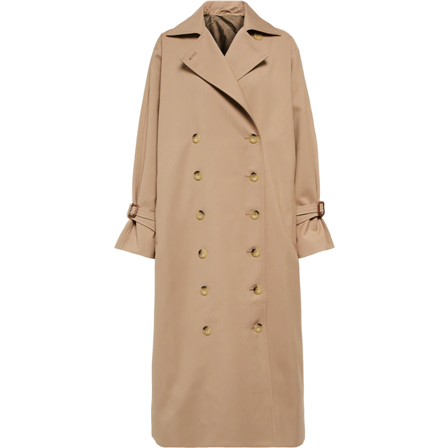 Toteme Signature cotton-blend trench coat - beige (UK 14)