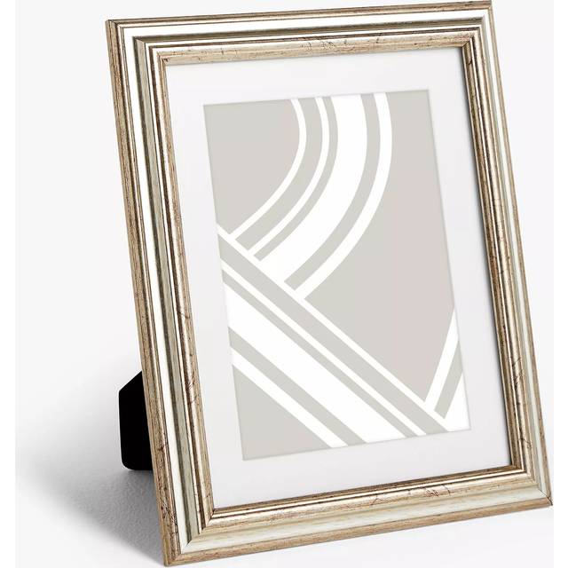 John Lewis Ribbed Photo Frame & Mount, Champagne