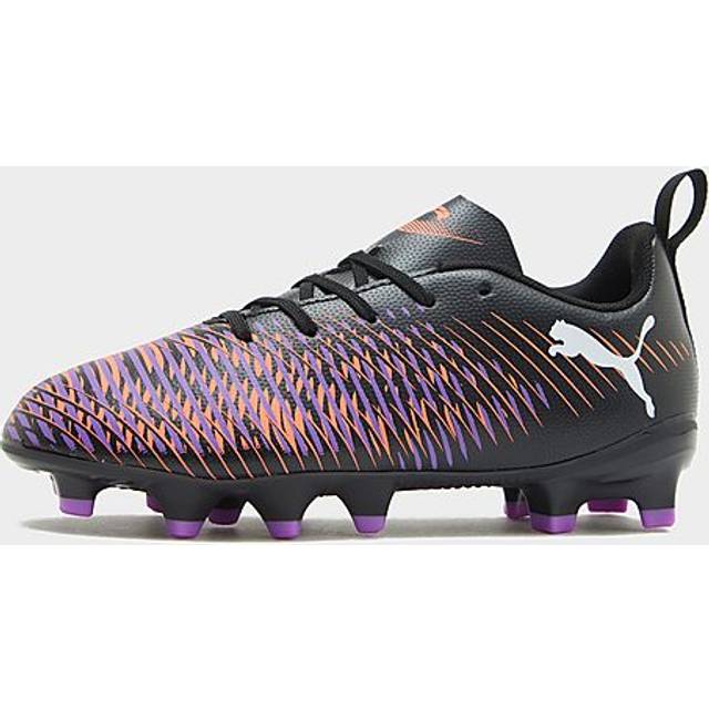 PUMA Future 8 Play FG/AG Football Boots Youth, Black/White/Glowing Red, size 2 (2)