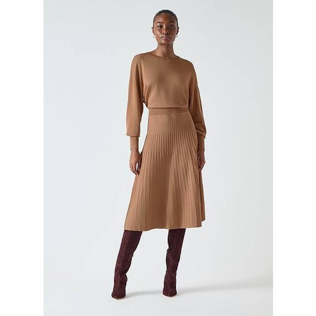 L.K.Bennett Blakely Knit Dress, Camel