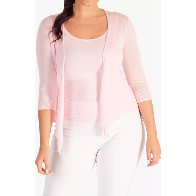 chesca Multiway Silk Linen Blend Cardigan