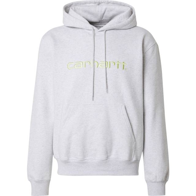 Sweatshirt Carhartt WIP Hooded Carhartt Sweat UNISEX Ash Heather/ Air Green S (S)