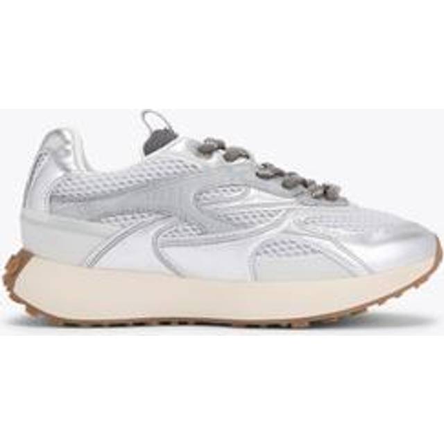 KG Kurt Geiger Lavish Lace Up Trainers, Silver