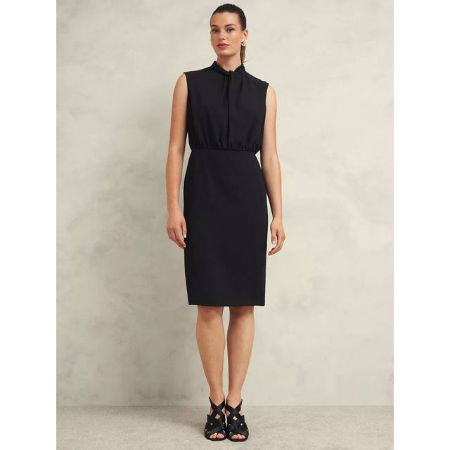 Hobbs Camille Shift Dress, Black