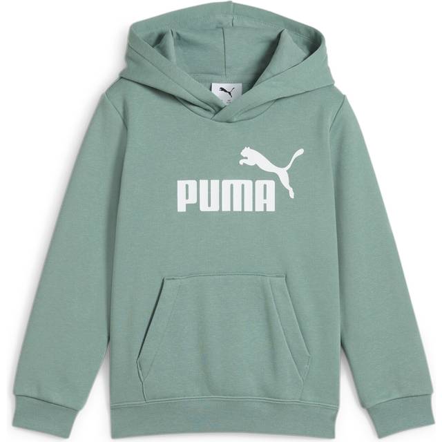 PUMA Ess No. 1 Logo Fleece Hoodie Kids, Green Moon, size 5-6 Youth (5-6 Youth)