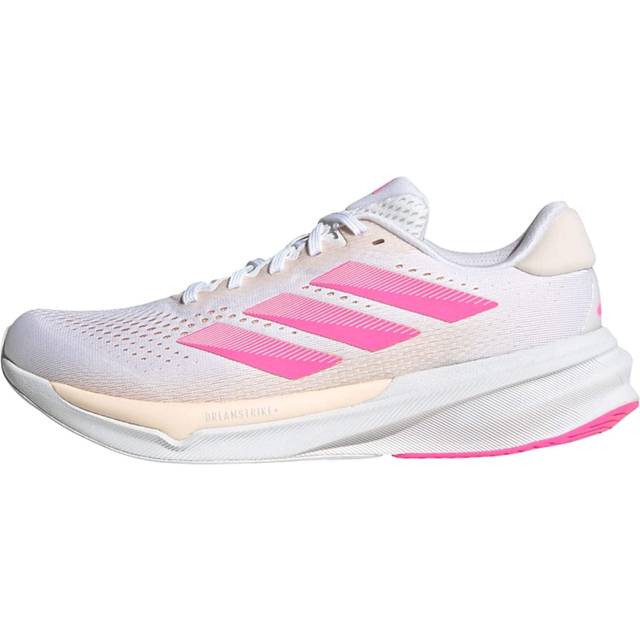 adidas – Running Supernova Stride 2 – Vita, persikofärgade och rosa löparskor-Vit/a